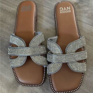Steve Madden Silver Sandals
